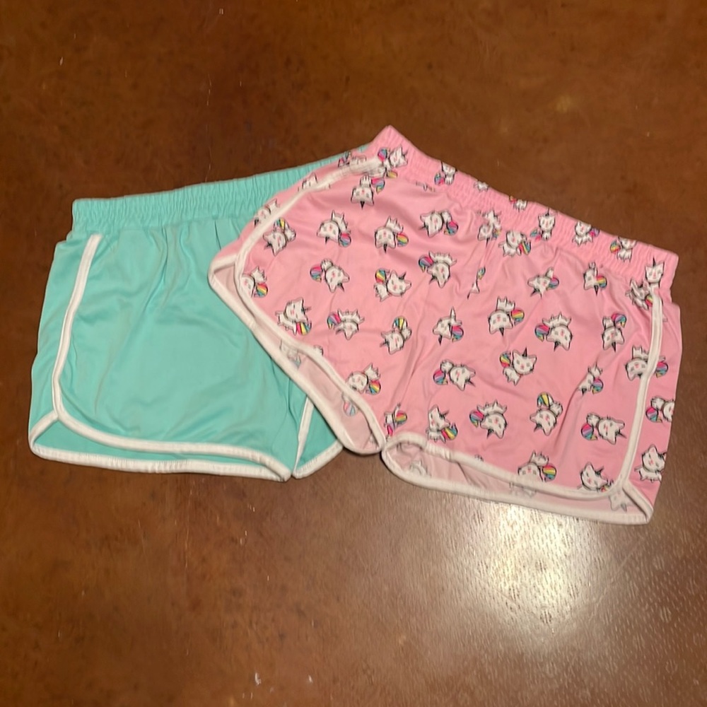 Kids set of two pajama shorts